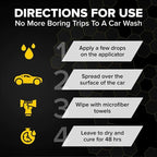 Ethos Handcrafted Car Care Graphene Matrix Coating with Applicator - Graphene Ceramic Coating | 5+ Years of Protection | Incredible Hydrophobic - Revolutionary Graphene Nanotechnology