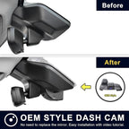 Mangoal Front 4K & Rear 1080P Dash Cam Custom for Grand Cherokee 2022-2026,Grand Cherokee L 2021-2026 (Model D), Laredo Limited Overland Summit Trailhawk, UHD 2160P Video,WiFi & App,128GB Card