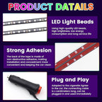 Pink LED Strip Lights 2in1 Light Ambient Light Strip Flexible Color for TV, Home, DIY Interior and Exterior Decoration