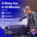 Car Wash In A Can™ Kit, Premium Waterless Car Wash Spray, Ready-to-Use Formula, 1 Can + 6 Microfiber Towels, Up to 3 Washes per Can, Scratch-Free Formula (1 Can)