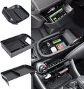 3PCS Center Console Organizer Compatible with 2019-2024 2025 Toyota RAV4 Driver's Drawer Box Storage Tray Insert Secondary Storage Box Interior Accessories