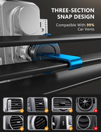 JOYMASS Wireless Car Charger, Phone Holders for Your Car, 15W Auto Clamping Phone Mount Car Accessories for iPhone 16 15 14 13 12 Mini Pro Max, Samsung Galaxy S24 Ultra S23 S22+ Note 20, etc - Silver