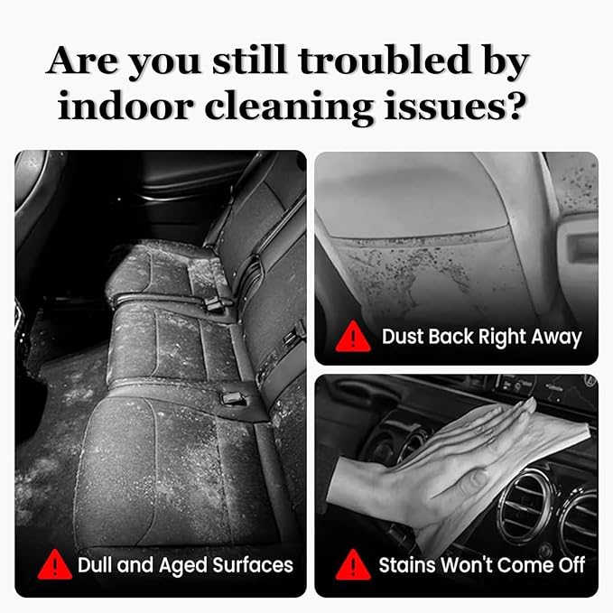 2026 Advanced Car Interior Cleaner Spray - All-Purpose Polishing Detailer for Dashboards, Seats, Leather, and Plastic Surfaces