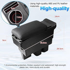 Autorder Center Console Storage Box for Suzuki Jimny JB64W/JB74W 2018-2025 Accessories Armrest Box Replacement with Cup Holder Insert