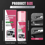 Car Polishing Cleaner Interior, 2026 New Multipurpose Car Interior Cleaner, Car Dashboard Polish, Portable Interior Detailer Spray, Vehicle Interior Polishing Cleaner for Drivers (2)