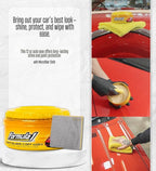 Formula 1 Auto Wax 12 oz Bundle with Microfiber Cloth – Carnauba Car Wax for Long-Lasting Shine and Paint Protection on All Finishes – Gift Set (2 Items)