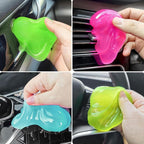 4-Pack Car Cleaning Gels, ALLGUO Reusable Car Cleaning Gel, Car Slime Cleaner&Dust Cleaning Gel for Car Interior, Keyboard Cleaner Gel, Car Gel Cleaner Putty Auto Detailing Tools Car Cleaning Supplies