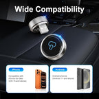 Wireless CarPlay Adapter for Apple & Android Auto, 2026 Upgraded Stable Connection, Auto Connect in 5s, Plug & Play Dongle for Factory Wired CarPlay Cars, WiFi 6 & Bluetooth for iOS 10+ & Android 11+