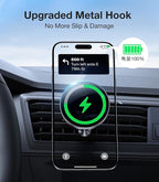 Coolpow for MagSafe Car Mount Charger【15W Top Charger】Magnetic Wireless Car Charger for iPhone Magsafe Car Charging【Strong Magnets】Magnetic Phone Holder Mount Charger for iPhone 17 Pro Max 16 15 14 13