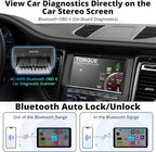Portable AI Box CarPlay -2025 Upgrade Wireless CarPlay Adapter Compatible with YouTube, Plug & Play Smart AI Box Support DriveChat, Dual Bluetooth, Dual Wi-Fi, Max 128GB TF Card