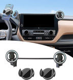 Magnetic Car Phone Mount for Toyota Grand Highlander/Grand Highlander Hybrid 2024-2026,for MagSafe Strong Magnets Cell Phone Holder 12.3-Inch Touch Screen Cradles,with Portable Phone Gripper