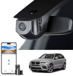 Mangoal Front 4K & Rear 1080p Dash Cam for BMW X5 Gen3 F85 F15 2014 2015 2016 2017 2018(Model A), X5M sDrive35i xDrive35i xDrive35d xDrive50i, OEM Style, 2160P UHD Video, WiFi & APP, 128GB Card