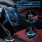 Piosoo Wireless Car Charger-Cup Holder Phone Mount,Automatic Infrared Smart Sensor Clamping Qi 15W Fast Universal Adjustable Cell Phone Wireless Charging Air Vent Cradle