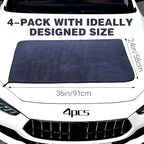 4 Pack 36x24 Inch Large Microfiber Car Drying Towels, Microfiber Towels for Cars, Ultra Absorbent, Streak Free, Scratch Free, Lint Free, Quick Dry, Multi-Purpose