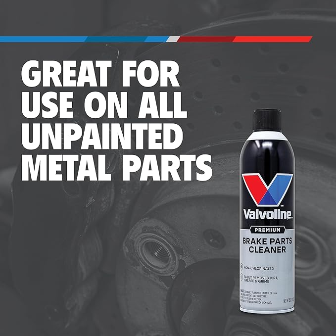 Valvoline Heavy Duty Brake Parts Cleaner, VOC Compliant, Formula Easily Cleans Brake Dust, Carbon, Gum, Varnish and Unpainted Metal Parts, 15oz