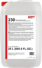 SONAX Wheel Cleaner Plus | Non-Acid Color Changing Formula for Effortless Removal of Brake Dust Grime and Dirt | Safe for All Wheels | Professional Strength Cleaner | 230705 | 25L
