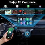 4-in-1 Wireless CarPlay Screen Mirroring Adapter for Apple CarPlay/Android Auto, 2026 Upgraded AirPlay MirrorLink Adapter, CarPlay Dongle Convert Wired to Wireless, Type C Extension, Plug & Play