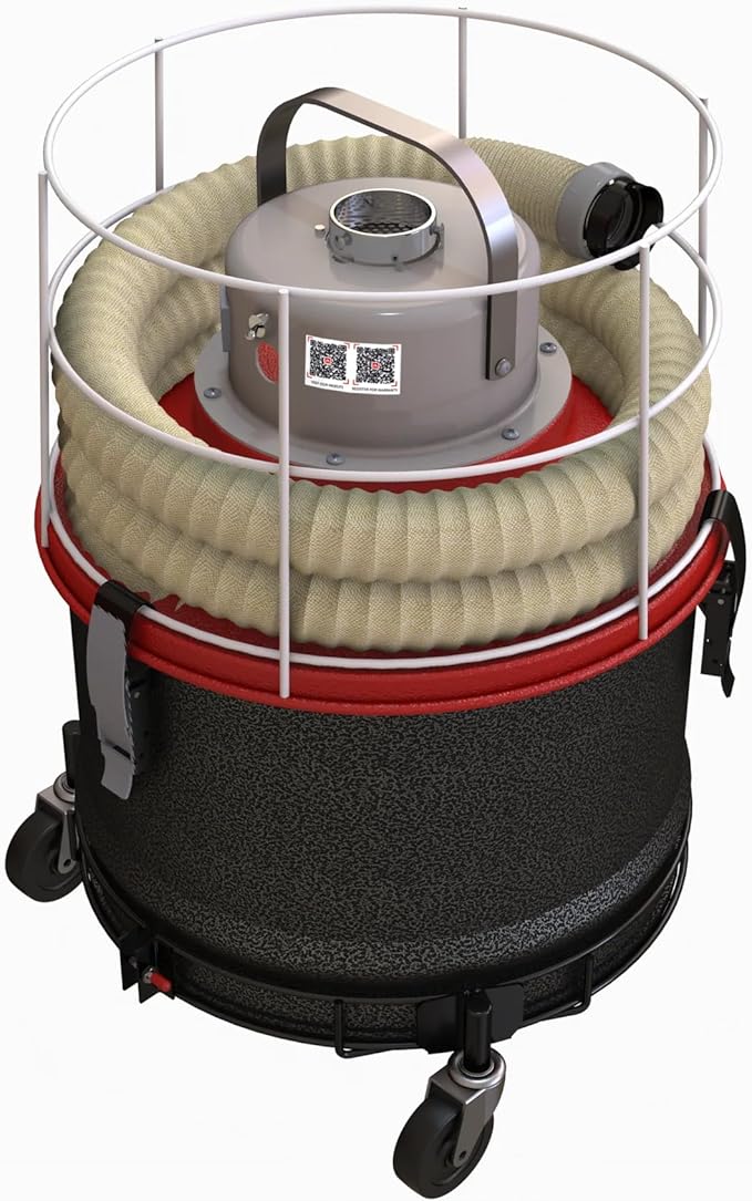SOOTMASTER® Mastercraft® 641M Industrial Soot Vacuum – Furnace & Chimney Cleaning Vacuum for Boilers & Fireplaces