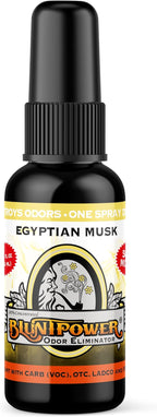 Blunt Power Air Freshener Spray, Oil Based Concentrated Air Freshener and Oil Diffuser, Air Freshener Spray for Car, Room, Bathroom, Odor Eliminator and Room Deodorizer, Egyptian Musk, 1.5 oz, 3 Pack