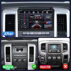 8Core+4GB RAM Android 13 Car Radio for Dodge RAM 1500 2500 3500 2009-2012: 1280 * 800 IPS Touchscreen Car Stereo Replacement with Wireless CarPlay Android Auto HD Backup Camera Bluetooth GPS FM RDS