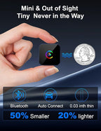 2026 Upgraded Mini Wireless CarPlay Adapter for Apple CarPlay & Android Auto, Plug & Play, Fast and Auto Connect, No Latency 2 in 1 Car Play Wireless Adapter for iPhone iOS 10+ & Android 11+