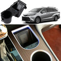 Wireless Car Charger for Toyota Sienna 2021-2023, 15W Fast Charging Phone Charger Holder for 4th Gen Toyota Sienna Accessory with 27W USB-A & Type-C for iPhone 14 13 12 Mini Pro Max 11 XS X