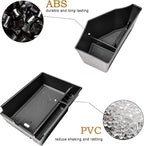 HGWEI 2 Pack Center Console Organizer Compatible with 2023-2026 Kia Sportage Hybrid/Plug-in Hybrid Middle Armrest Storage Box Insert Tray Accessories (Edition with Electronic Transmission ONLY), Black