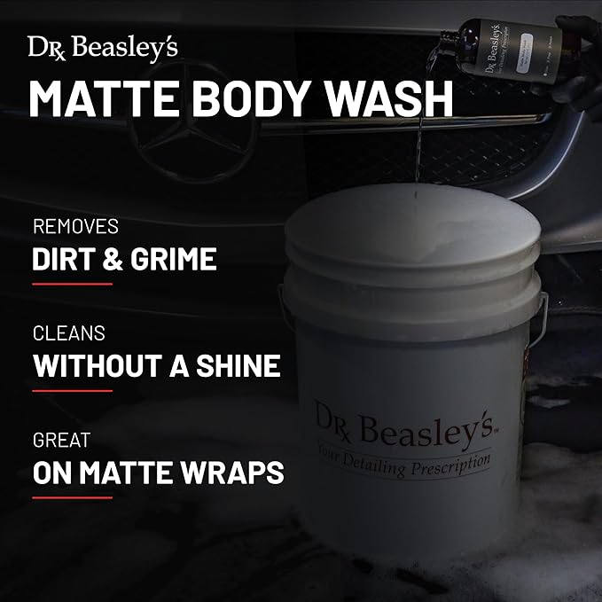 Dr. Beasley's - MP10D32 Matte Body Wash - 32 oz. Premium Matte Car Wash Soap, pH Balanced, Readily Biodegradable