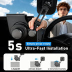 All-Metal Phone Holder for Tesla Model 3/Y and Cybertruck, Car Dash Phone Holder, Accessories Magsafe Car Mount Magnetic Phone Mount Strongest Magnet Power Compatible with Tesla Model Accessories