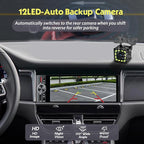 [in‑Cell Touchscreen] 6.36" Single Din Car Stereo with Wireless/Wired CarPlay & Android Auto, 240W DSP Powerful Sound with EQ, MirrorLink, Bluetooth Hands‑Free, 12‑LED Backup Camera, AM/FM Radio