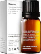 100% Pure Calamus Essential Oil - 0.34 Fl Oz - Calamus Oil for Hair, Skin, Diffuser, Aromatherapy & DIY Candle Making Scent