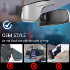 Front 4K & Rear 1080p Dash Cam Custom fit for Volkswagen Tiguan 2018-2024 Gen2 AD/BW (Model A Gray), Integrated OEM Look, UHD 2160P Video, App & WiFi, Loop Recording, Easy to Install, GPS, 128GB Card