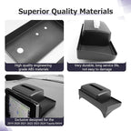 LUWU 2024 RAV 4 Dashboard Storage Tray Compatible with 2019-2022 2023 2024 2025 Toyota RAV 4 Accessories Center Console Display Box Hidden Tray Silicone Organizer Tray w/Tissue Box Behind Screen