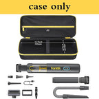 Aproca Case Compatible with Fanttik Slim V8 Apex / V8 Mate / V10 Apex / V10 Mate Cordless Car Vacuum, Portable Hard Storage Bag for Accessories -Black (Case Only)