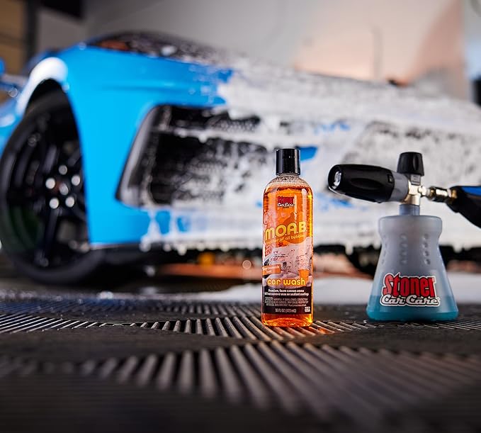 Stoner Car Care 91606 M.O.A.B. High Foaming Car Wash Soap Variety Pack – pH-Neutral, Ultra Concentrated, Safe for Wax & Sealants, Works with Foam Cannon or Bucket – 16 fl oz (Pack of 4)