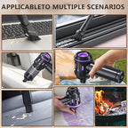 Portable Cordless Car Vacuum, 4-in-1 Handheld with Air Blower, New Pro Brushless Motor, 22000Pa Suction, Type-C Fast Charging, LED Light, for Pet Hair Car Home Office, with Case (Black Purple)