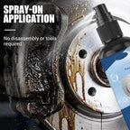 Brake disc cleaner spray for noise reduction,Fast-Drying Formula for Pads, Rotors & Calipers - Helps Remove Brake Dust, Oil (1PCS)