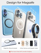 LISEN for MagSafe Car Mount, Magnetic Phone Holder for Car Air Vent Phone Mount, Hands Free Car Phone Mount Phone Holders for Your Car Accessories for Women Men for iPhone 17 Pro Max 16 15 14 13