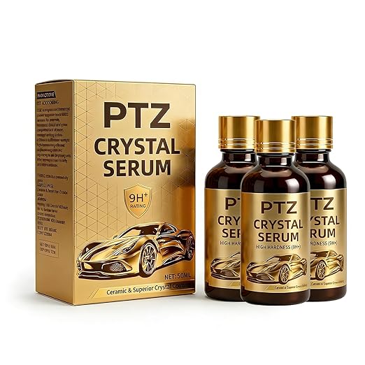 PTZ Crystal Serum – Advanced Graphene Ceramic Coating for Cars (3 Set)