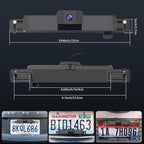 Carpuride Solar Wireless Backup Camera with 7" Monitor Rechargeable 6700mAh Battery 1080P Back Up Cam Auto Sleep, 170°Wide Angle, IP69K Waterproof, Easy Installation for Car, Van, Truck, Trailer, Bus