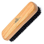 Kent CC2 Finest 100% Handcrafted Clothes Brush: Black Boar Bristle & Nylon Mix with Cherrywood Handle - Travel-Size Lint/Fuzz Remover for Cashmere, Wool, Silk; Suede Brush & Pet Hair Lint Roller