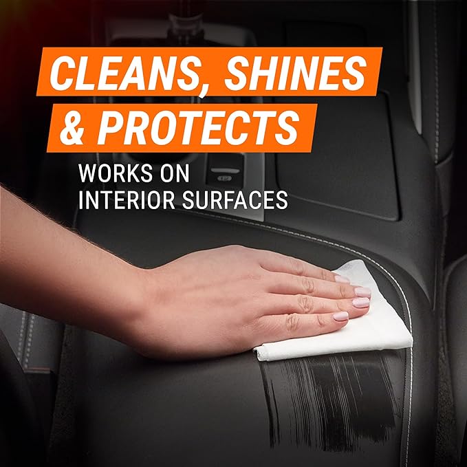 Armor All Original Protectant Wipes , Disposable Car Cleaning Wipes Renews and Revitalizes Automotive Interiors, 25 count