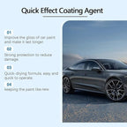 Kiwient Car Coating Spray, 3-in-1 Ceramic Protection Spray, Quick-Acting Waterless Wash, Multi Functional Coating Renewal Agent, High Gloss Sealant, Scratch Repair Wax for Paint, Glass Wheels (2Pcs)