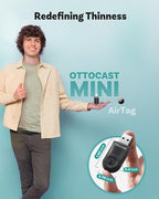 OTTOCAST Mini 2025 2-in-1 Wireless CarPlay/Android Auto Adapter, 5GHz WiFi, Auto Connect for 2016+ Cars