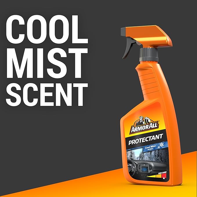 Armor All Car Air Freshener Protectant Spray by Armor All, Car Interior Cleaner with UV Protection Against Cracking and Fading, Cool Mist, 16 Fl Oz