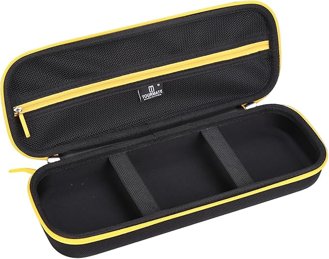 Tourmate Hard Storage Case for Upbooz/Vacuum/Minthouz/Dovety Vacuum Cordless - Travel Case for Portable Car Vacuum(Only Case)(Black & Yellow)