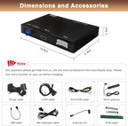 for Audi A4/A5/Q5 Wireless Carplay/Android Auto Retrofit Kit Decoder Plug and Play Upgrade Box for A5/A4/Q5 with 2G MMI System 2009-2015