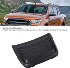 aqxreight Hood Air Intake Vent Scoop Cover ABS Excellent Heat Dissipation Sporty Look Bonnet Air Vent Cover Fit for XLT XLS XL 2015 to 2022 (Matte Black)