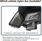 Mangoal Front 4K & Rear 1080p Dash Cam Custom fit for Toyota Land Cruiser 2024 2025 2026 (J250/Gen15), Integrated OEM Look, UHD 2160P Video, App & WiFi, Easy to Install, GPS x1, 128GB Card