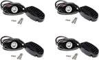 YONEDA 4 Pods Blue Rock Lights 6000K Ultra Bright LED Neon Underglow Light IP68 Waterproof for Trucks SUV UTV ATV RZR Car Boats Pickup Motorcycle